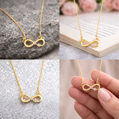 ELZIVA Aurelia Infinity Necklace