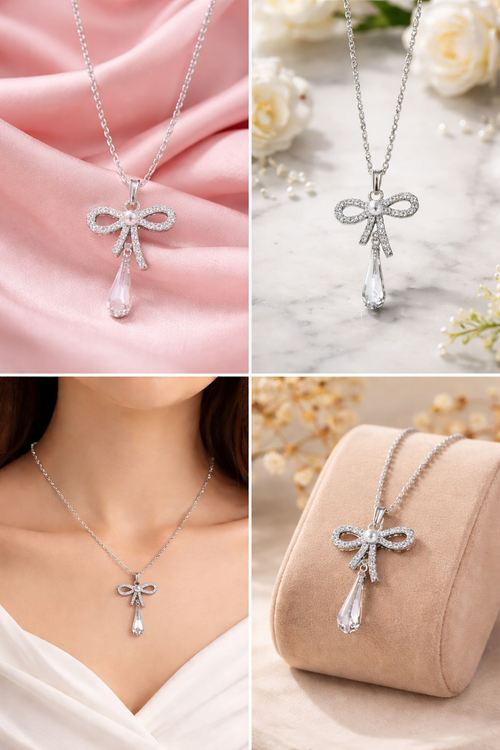 ELZIVA Celeste Bow Pendant