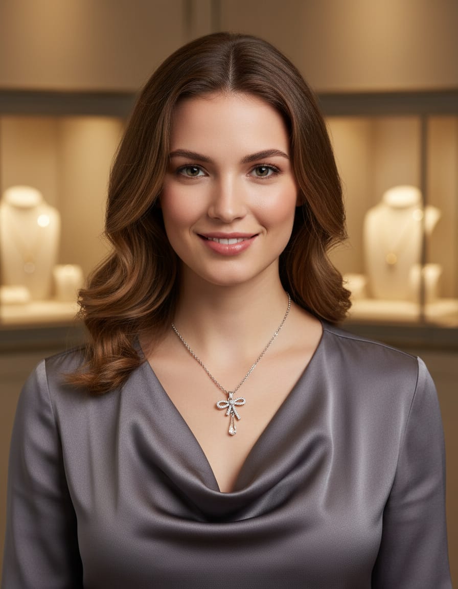 ELZIVA Celeste Bow Pendant